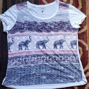 Great Northwest Indigo XL elephant top